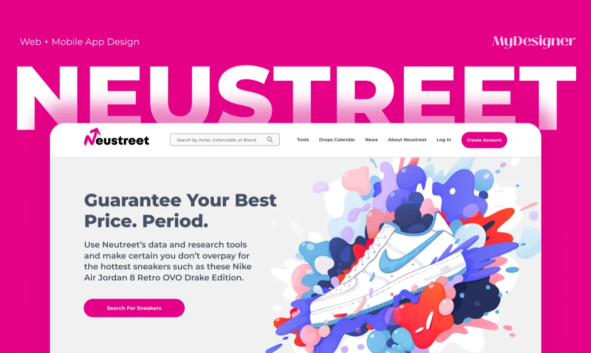 Neustreet — Marketplace homepage and product discovery