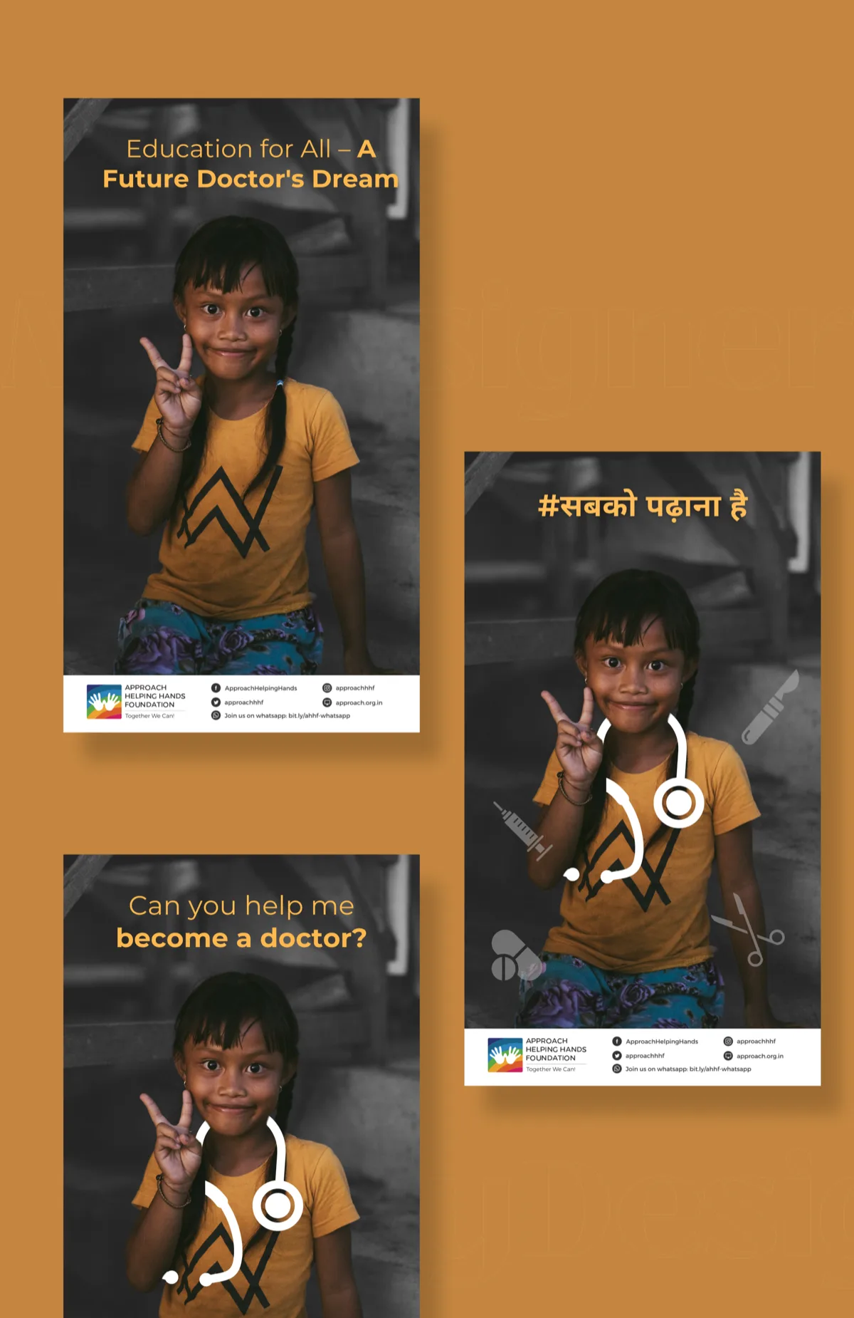 AHHF — Print collateral and flyer design