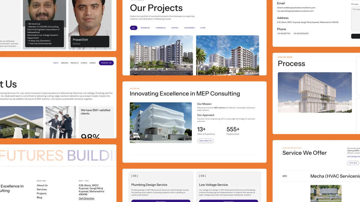 YESPL — Contact and footer