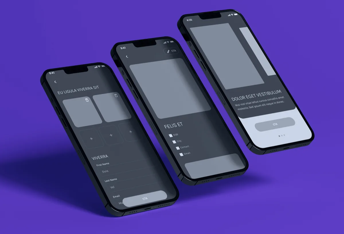 NADA App — Profile setup and onboarding flow