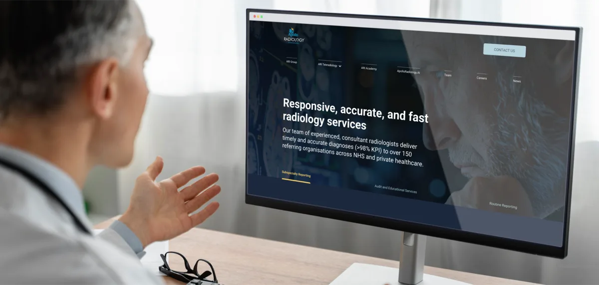 Apollo Radiology — Services section layout