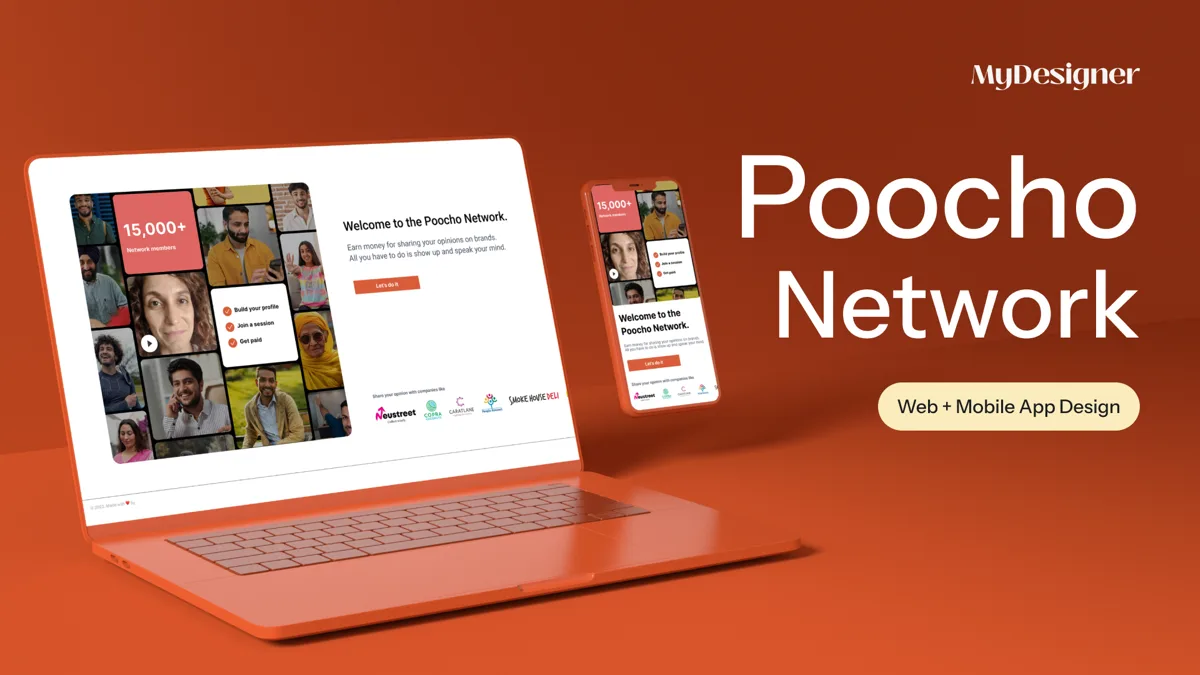 Poocho App — Mobile app overview and key screens