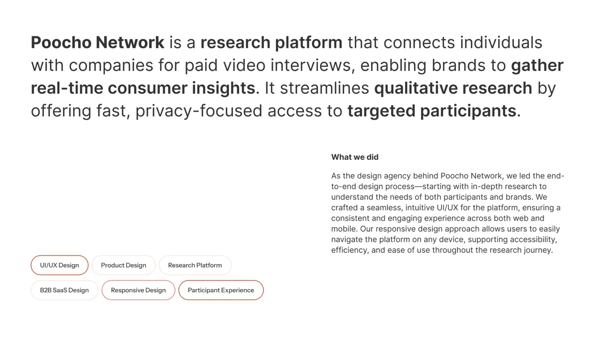 Poocho App — Task discovery and participation screens