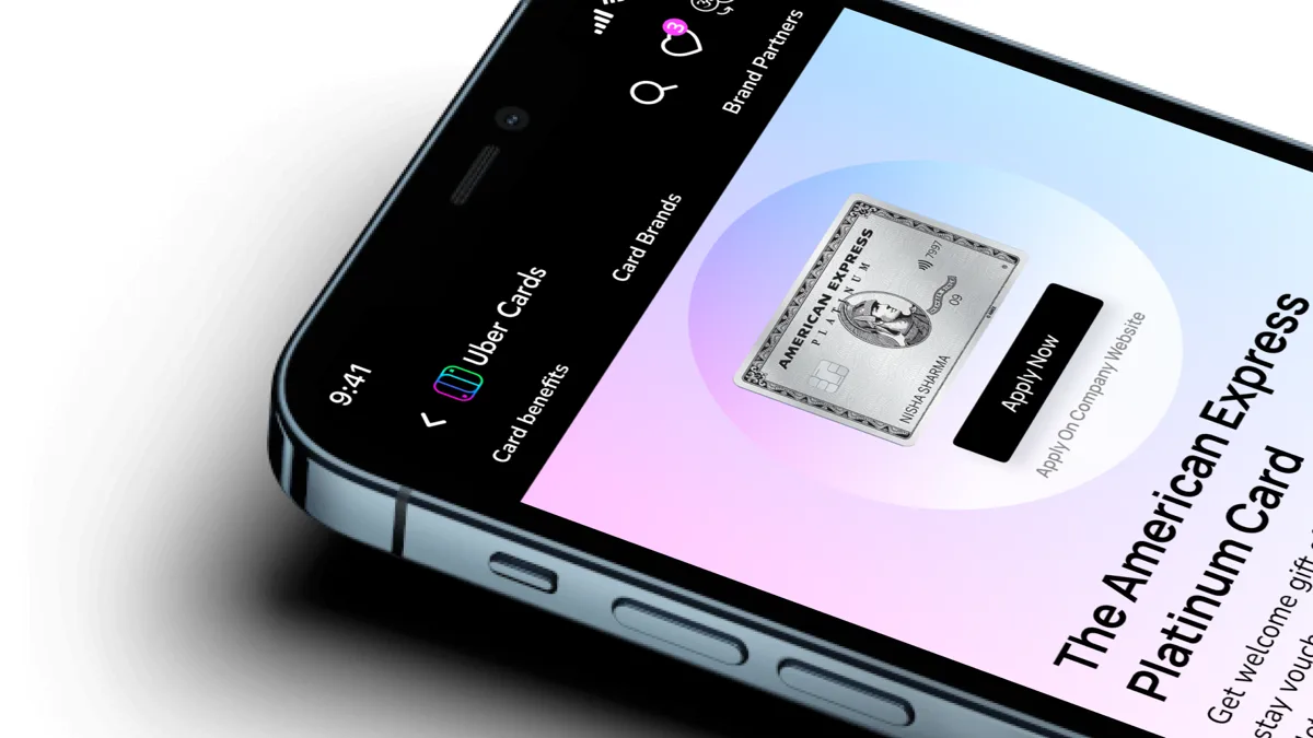 Uber Cards — Color palette and gradient system