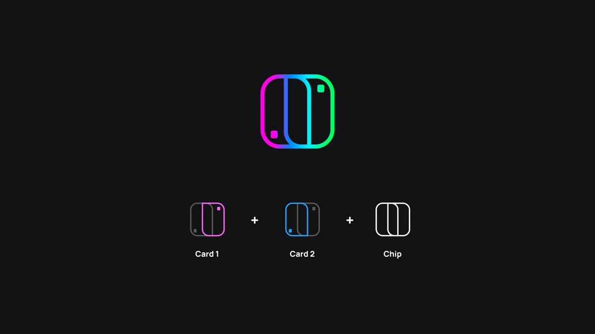 Uber Cards — Logo variations on light and dark backgrounds