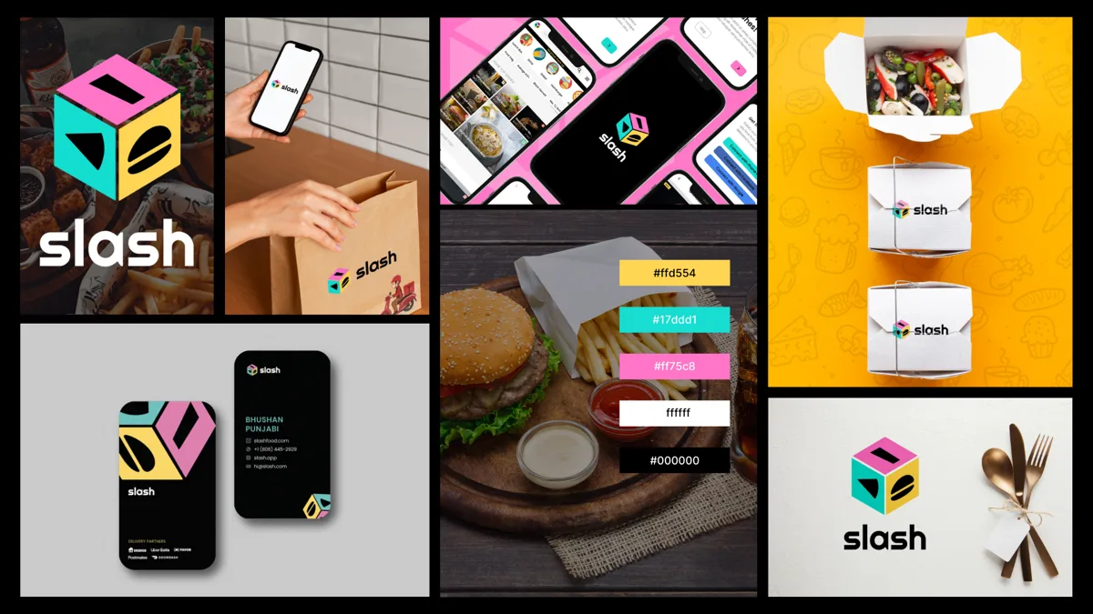 Slash — Color palette and typography system