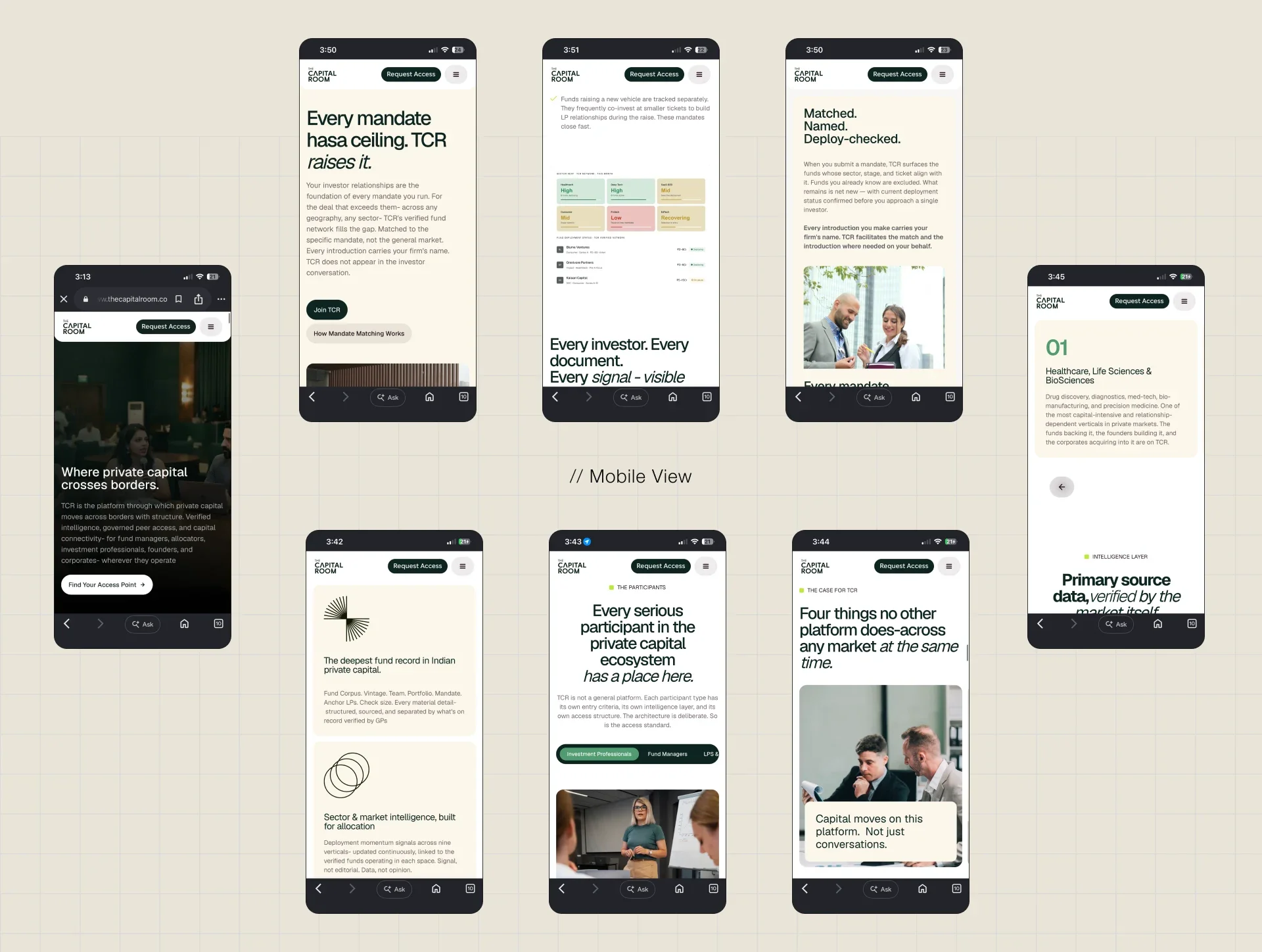 The Capital Room — membership and access programmes