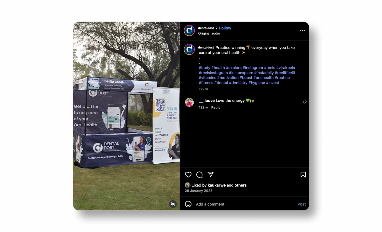 DentalDost Booth — project visual 1