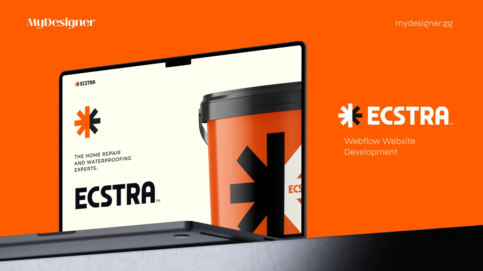 Ecstra Website — Hero