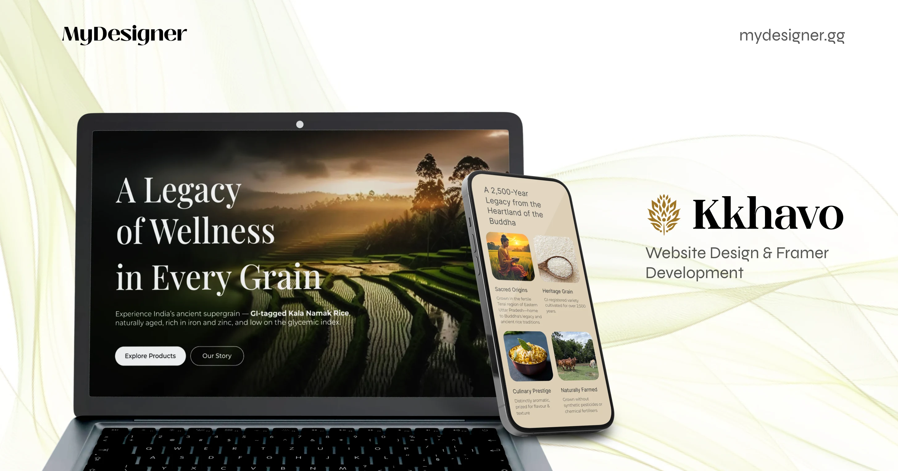 Kkhavo Premium Wellness Brand Website — Overview