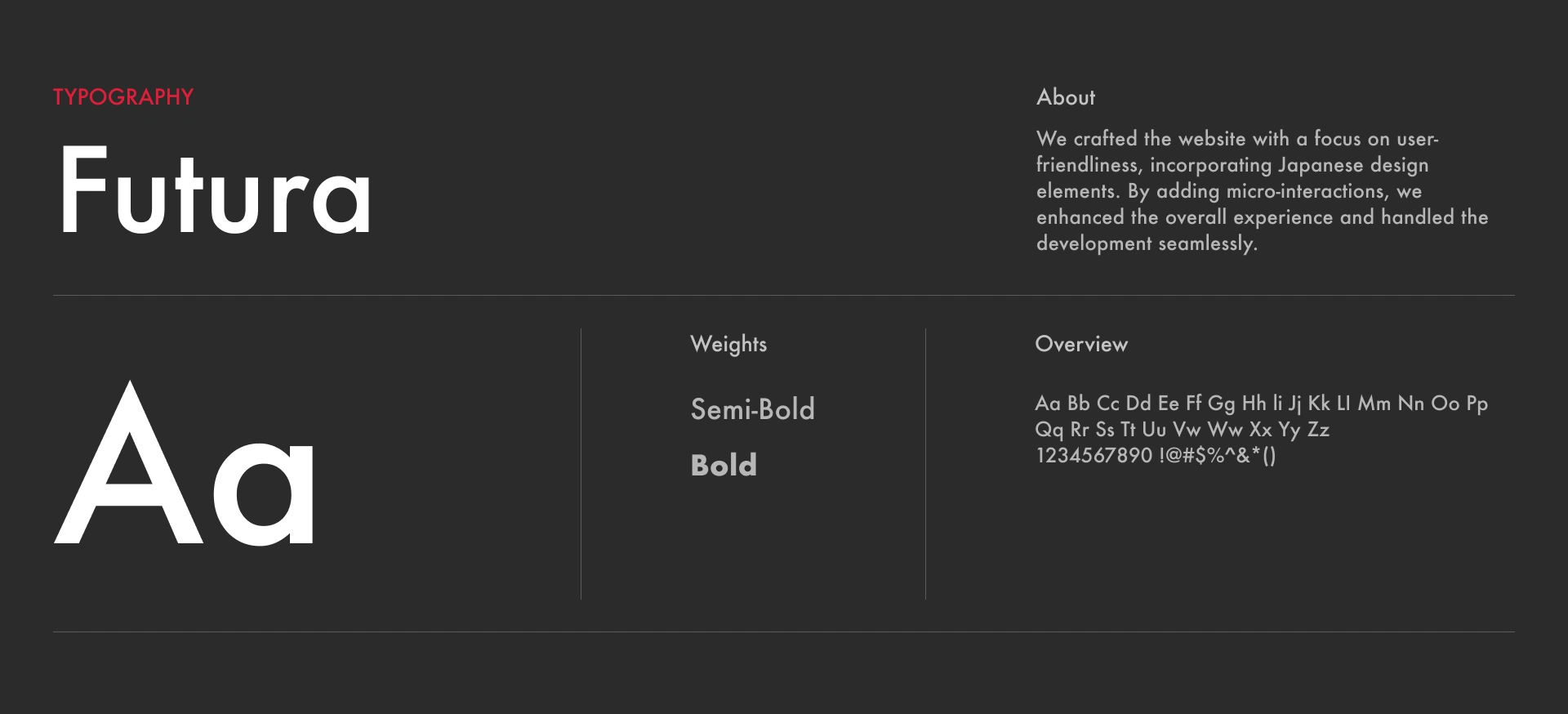 Takumi — Hero section and brand identity